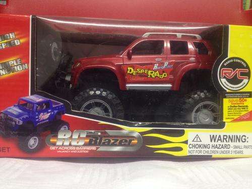 2 ON AUCTIONS !!! RC Blazer  ( blue, red )