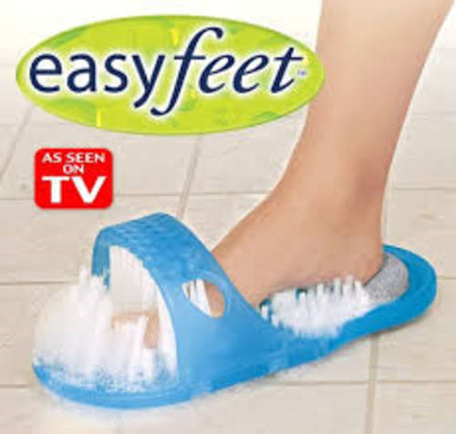 EASY FEET IN-SHOWER SCRUBBING SLIPPERS