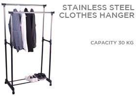 2 ON AUCTIONS !!! Stainless Steel Casual Clothes Hanger 30kg