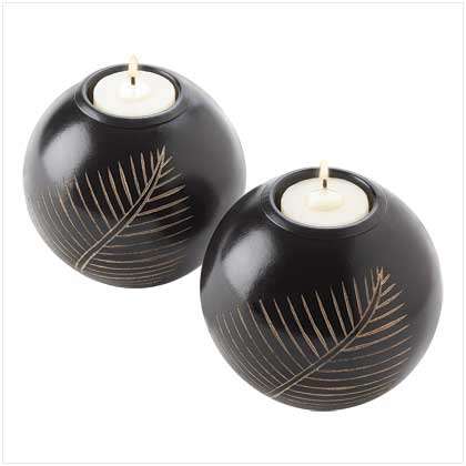 2 ON AUCTIONS !!! Wooden Candle Holder