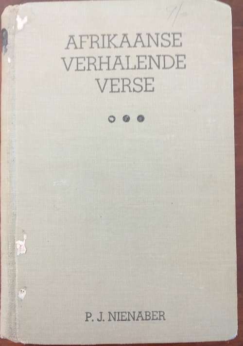 Afrkaanse verhalende verse - PJ Nienaber
