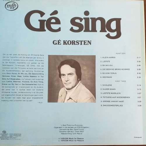 Ge Korsten - TV Treffers