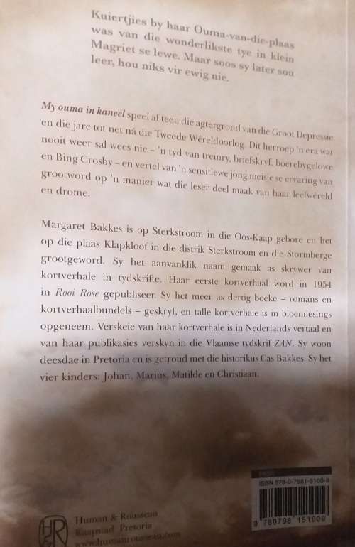My ouma in kaneel - Margeret Bakkes