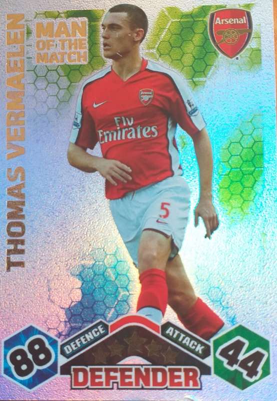 Match Attax - Thomas Vermalen