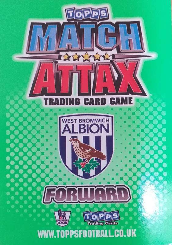 Match Attax - Roman Bednar - West Bromich