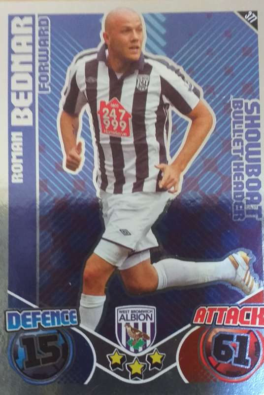 Match Attax - Roman Bednar - West Bromich
