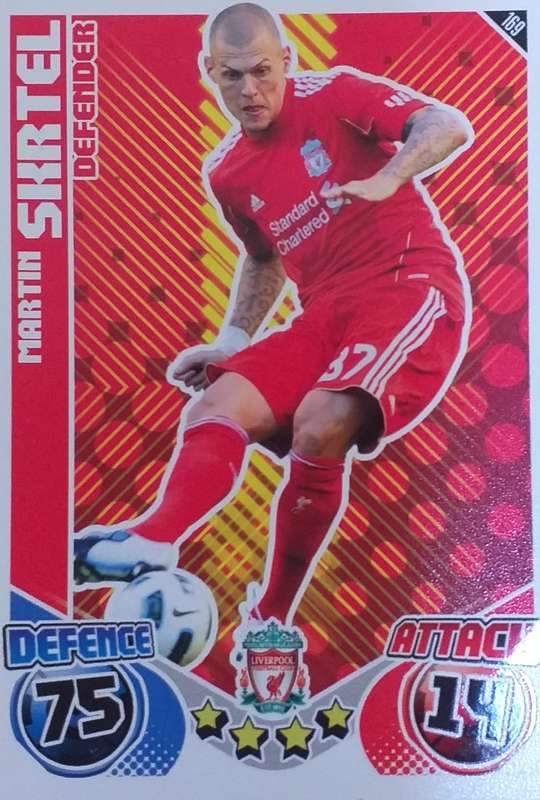 Match Attax Martin Skrtel - Liverpool