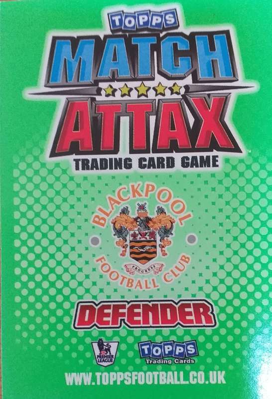 Match Attax - Craig Cathcart - Blackpool