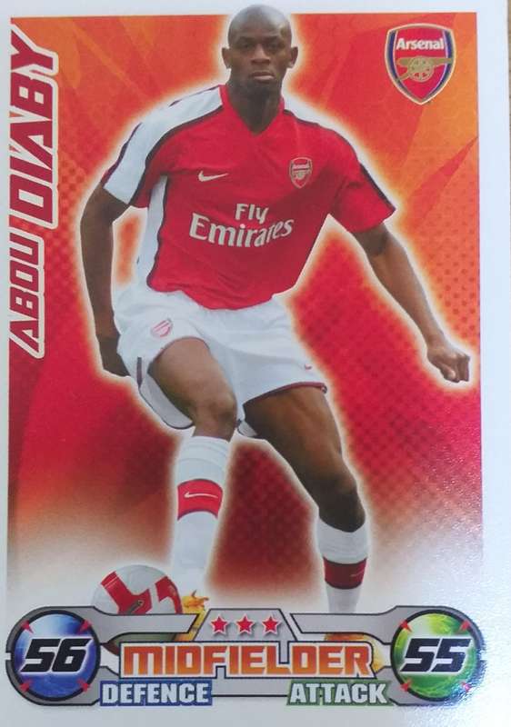 Match Attax - Abou Diaby - Arsenal