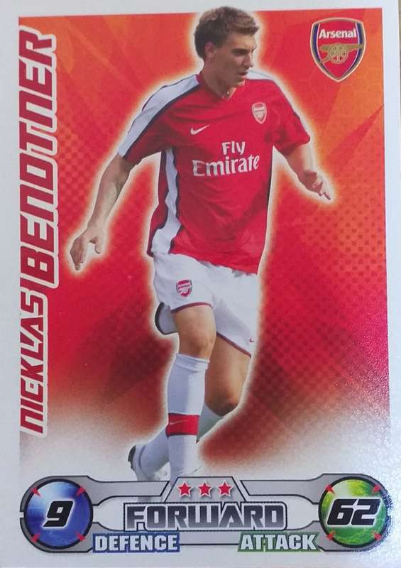 Match Attax - Nicklas Bendtner - Arsenal