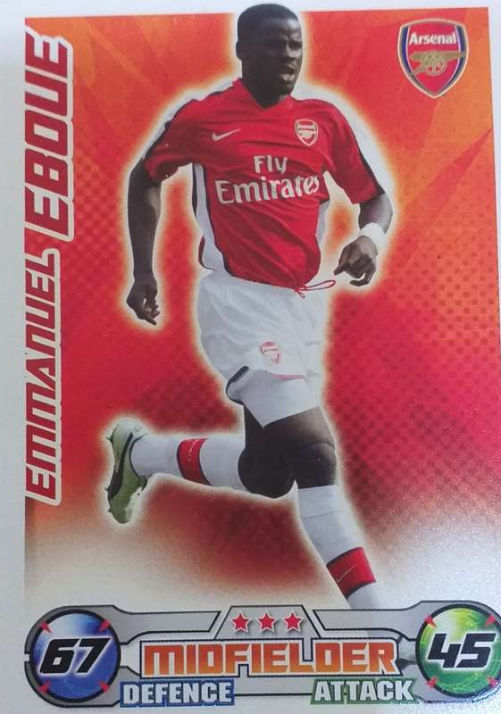 Match Attax - Emmanuel Eboue - Arsenal