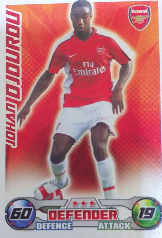 Match Attax - Johan Ojourou - Arsenal
