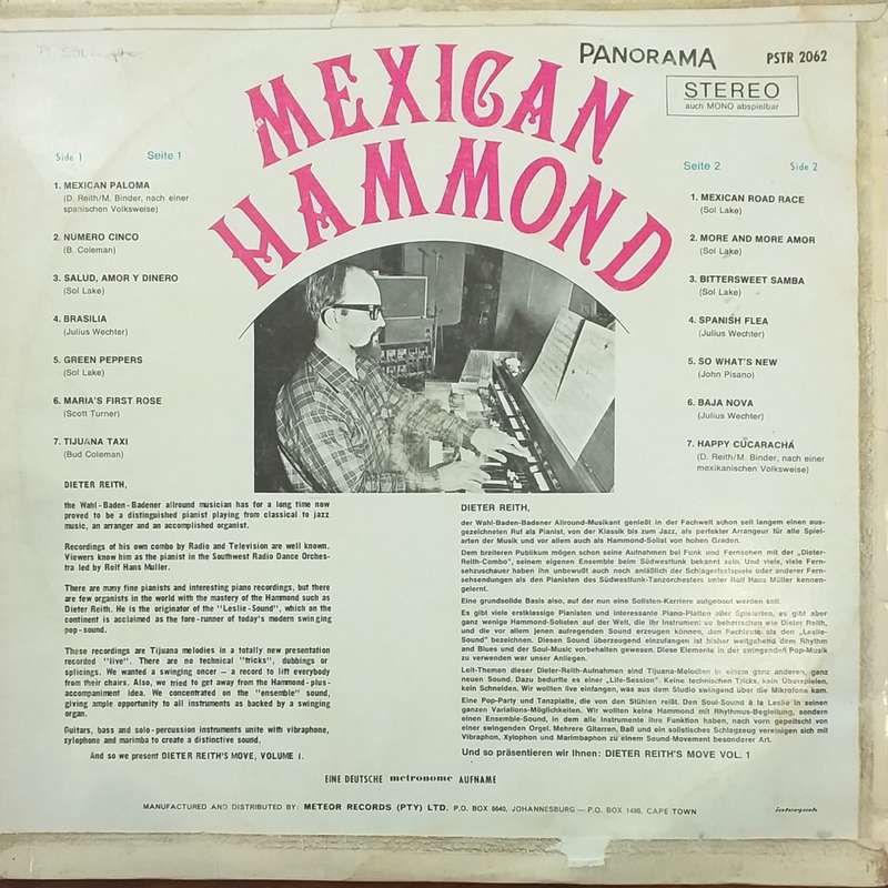 Mexican Hammond Volume 1