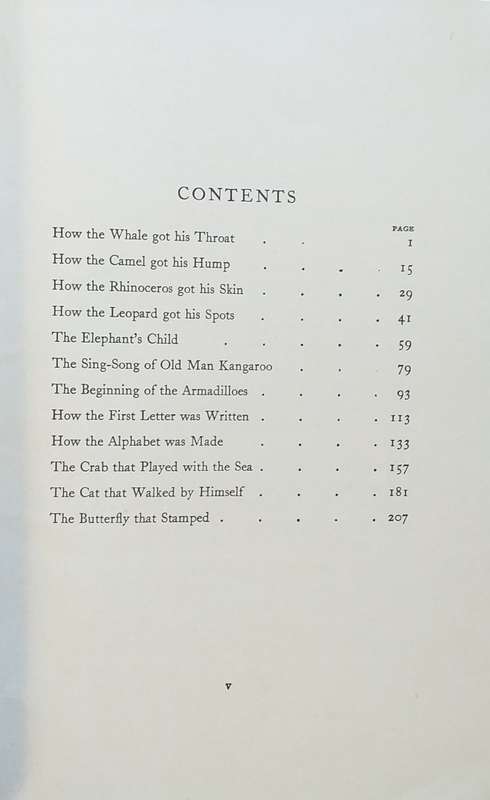 Just so stories - Rudyard Kipling