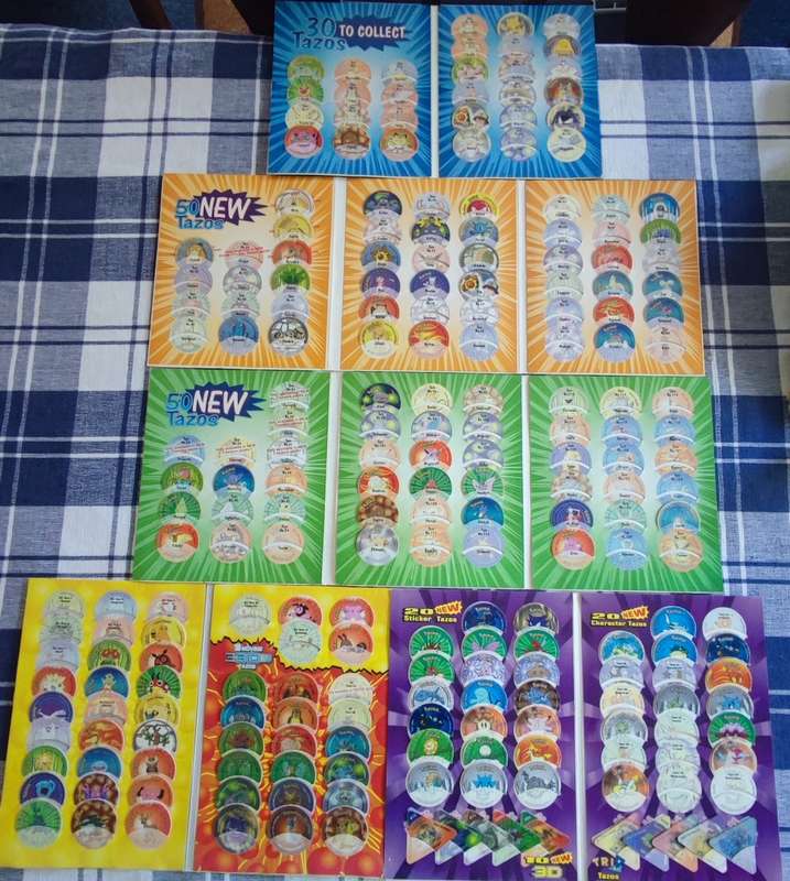 Pokemon tazo albums