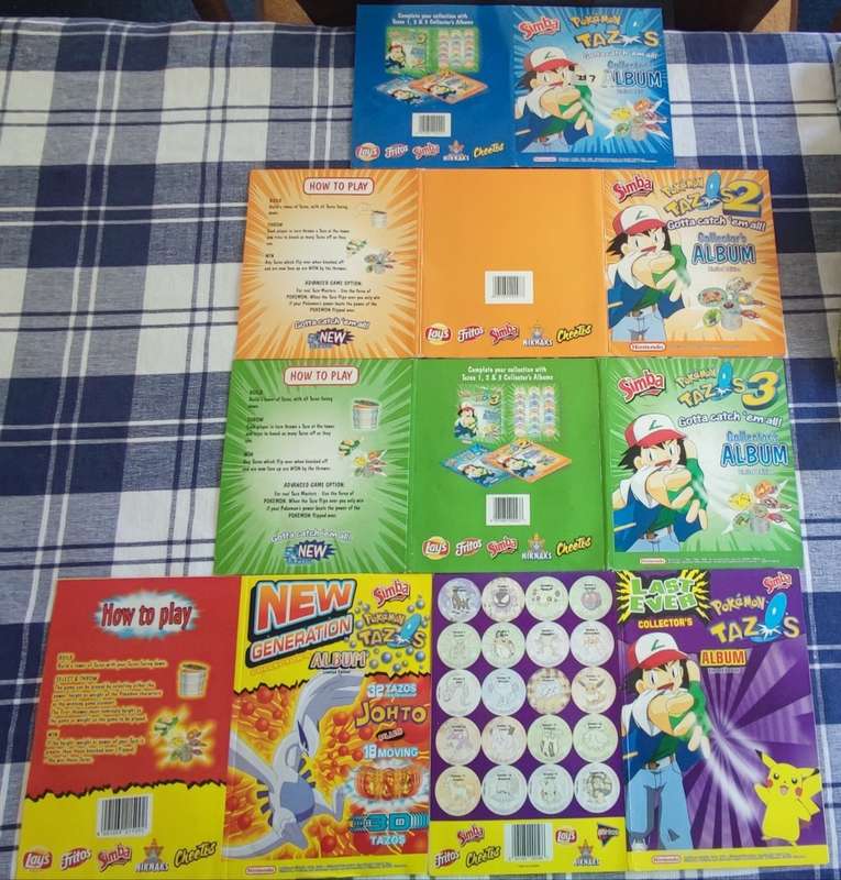 Pokemon tazo albums