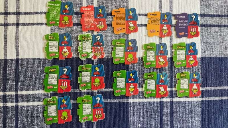 Cricket cubes tazos
