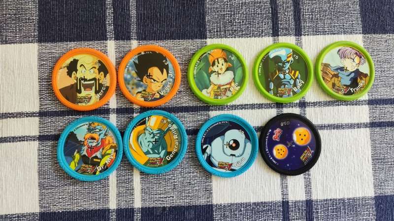 Dragon ball GT tazos