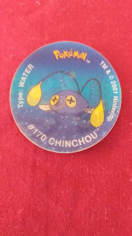 Pokemon 3d tazo - Chinchou