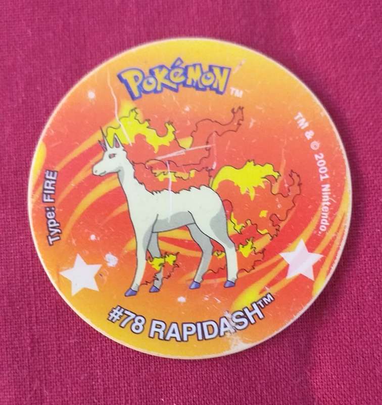 Pokemon tazo - Last ever collection - Rapidash