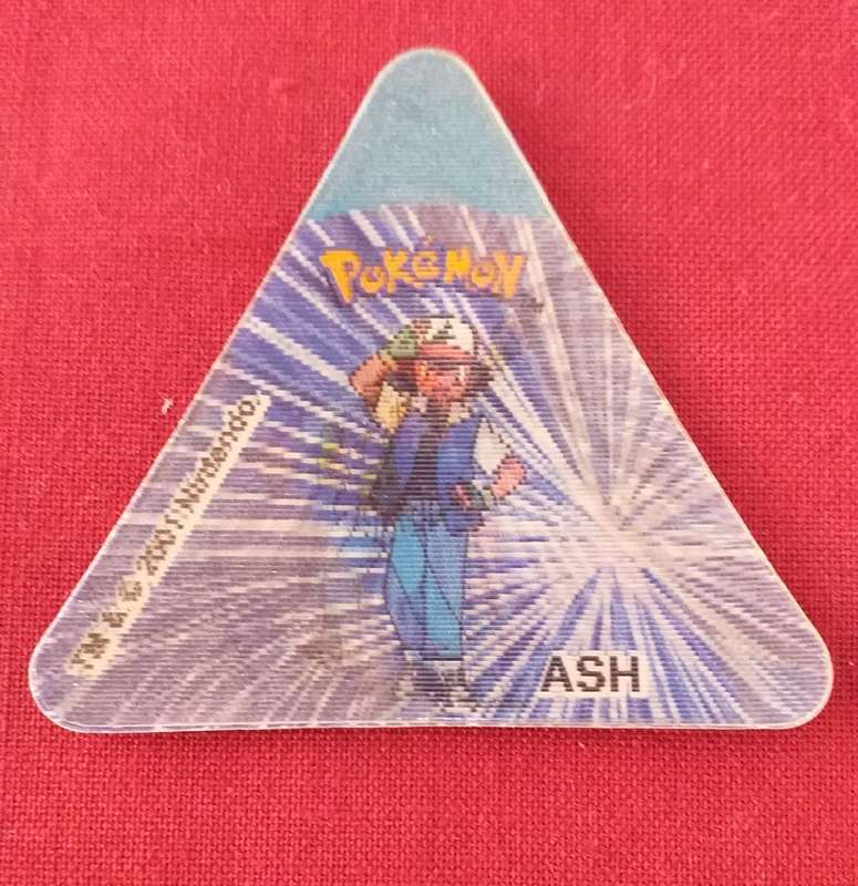 Pokemon 3D triangle tazo - Ash