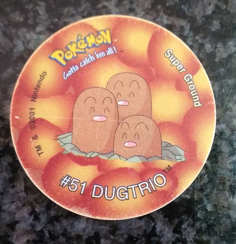 Pokemon tazo 3 - Dugtrio