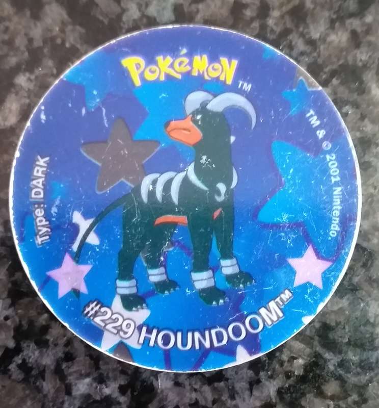 Pokemon tazo - Last ever collection - Houndoom
