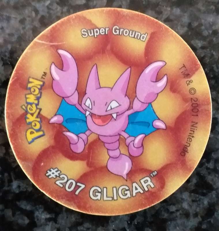 Pokemon tazo - From the world of Jotho - Gligar