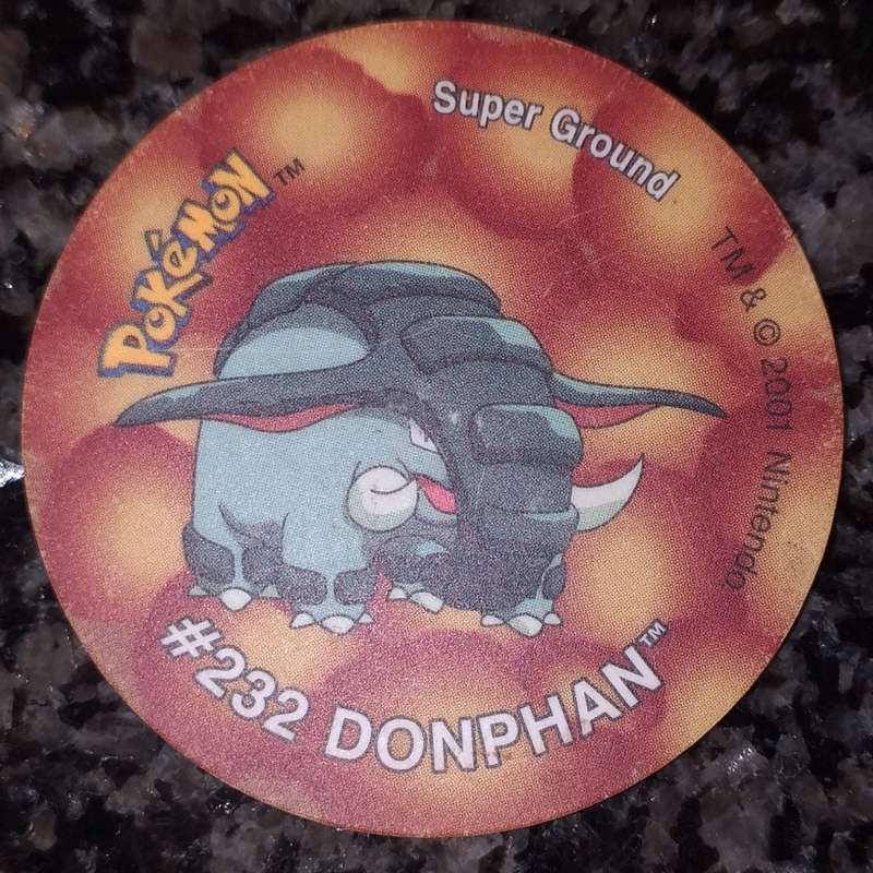 Pokemon tazo - From the world of Jotho - Donphan