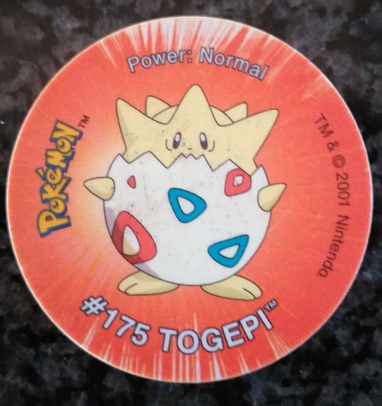 Pokemon tazo - From the world of Jotho - Togepi