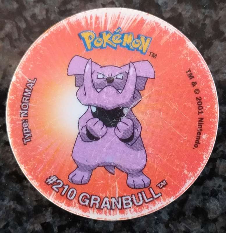 Pokemon tazo - From the world of Jotho - Granbull