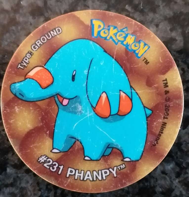 Pokemon tazo - From the world of Jotho - Phanpy