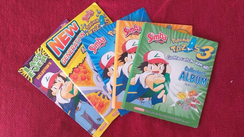 5 Pokemon tazo albums complete