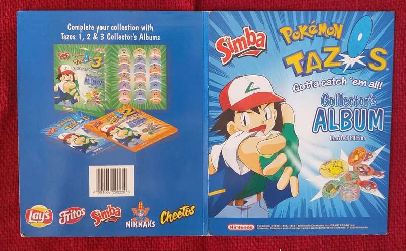5 Pokemon tazo albums complete