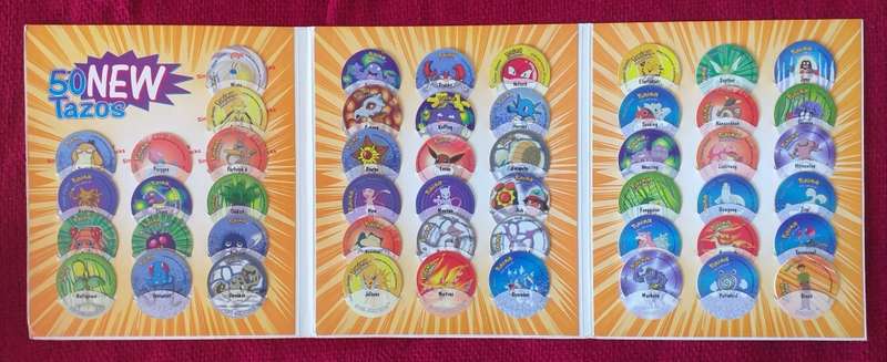 5 Pokemon tazo albums complete