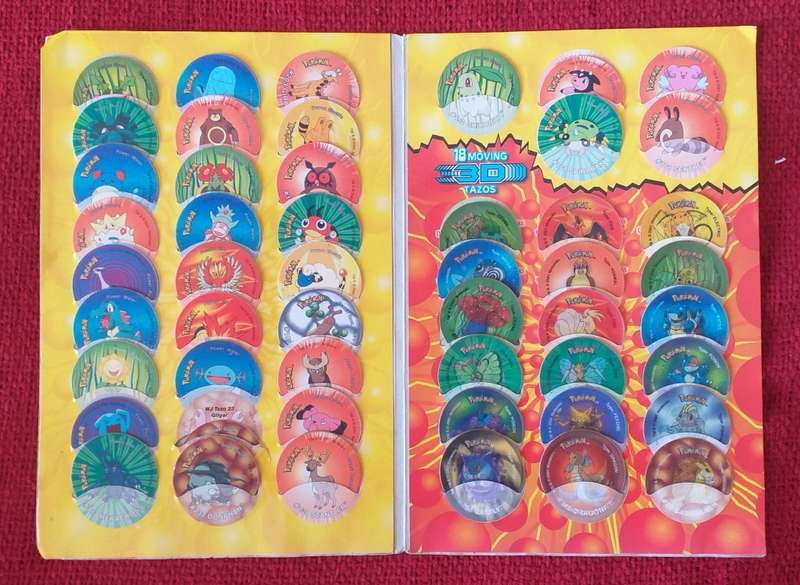 5 Pokemon tazo albums complete