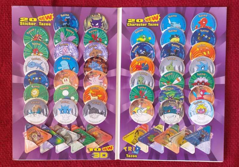 5 Pokemon tazo albums complete