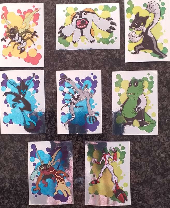 Ben 10 collectable stickers