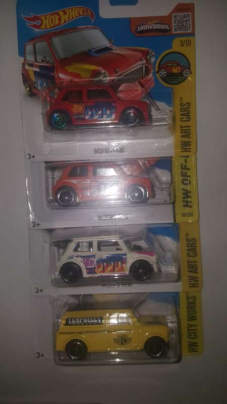 HOTWHEELS MINI (X4)