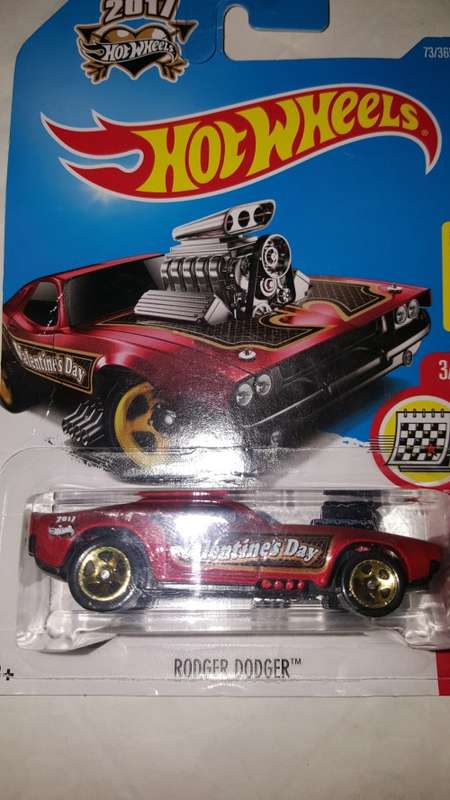 HOTWHEELS RODGER DODGER (2017 VALENTINE'S DAY)