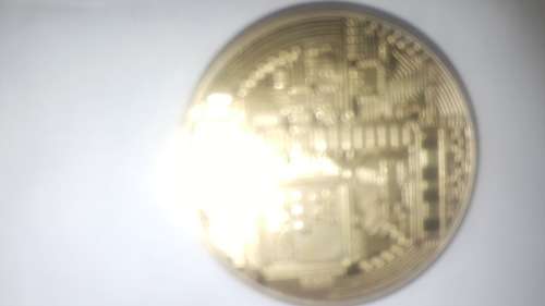GOLD PLATED BITCOIN
