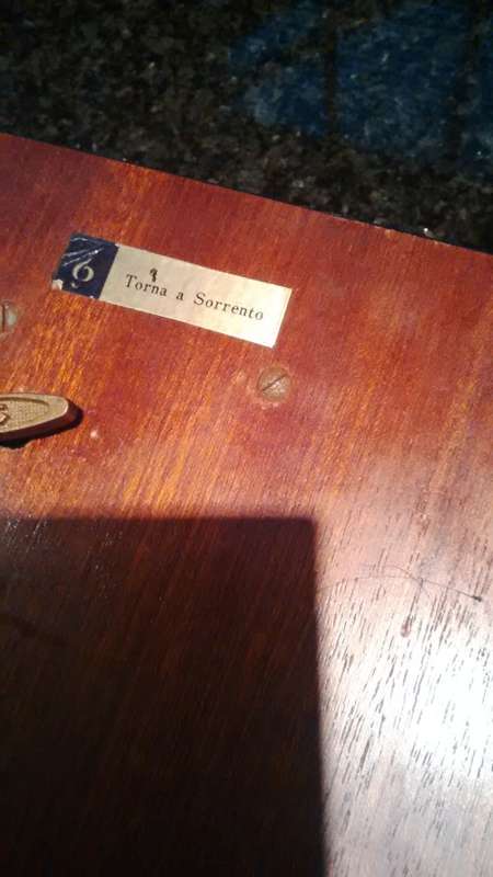 MUSICAL JEWELLERY BOX/ TABLE