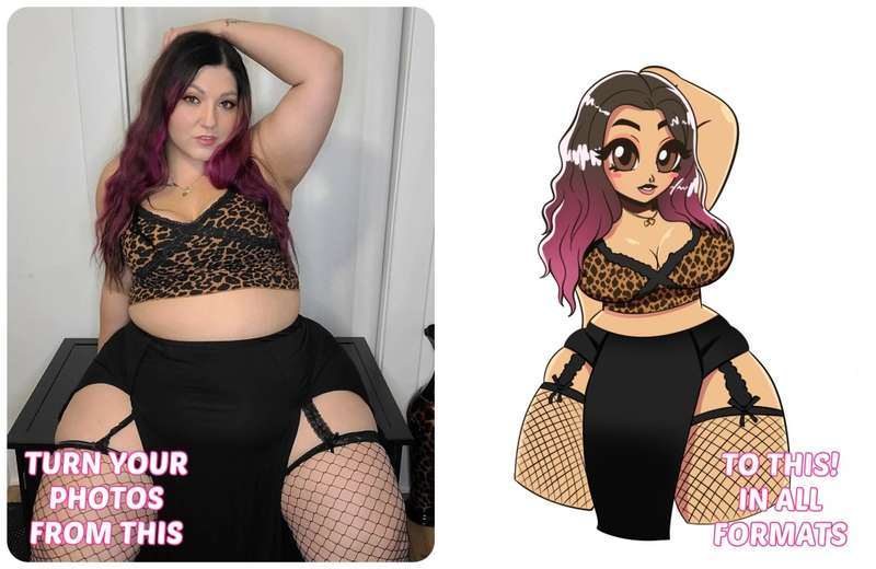Turn your photo to a realistic cartoon or anime 100% hand drawn digitally NO FILTER EFFECTS!