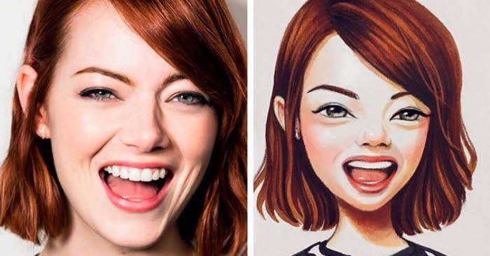 Turn your photo to a realistic cartoon or anime 100% hand drawn digitally NO FILTER EFFECTS!