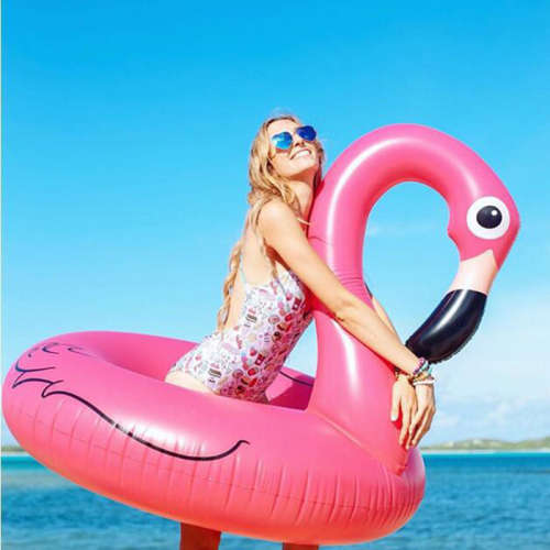 Inflatable Giant Flamingo Swimming Ring
