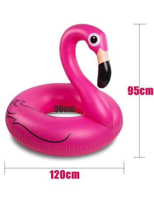 Inflatable Giant Flamingo Swimming Ring