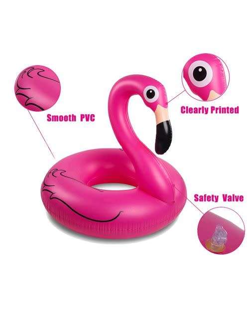 Inflatable Giant Flamingo Swimming Ring