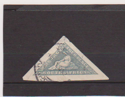 SOUTH AFRICA - 1926 - TRIANGULAR STAMP - SACC NO. 32a USED.