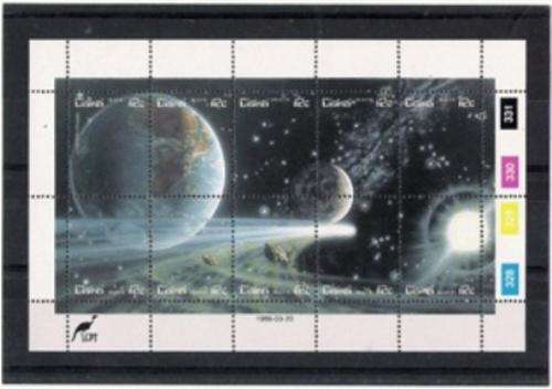 CISKEI. 1986. HALLEYS COMET. SHEETLET OF 10. UNMOUNTED MINT.
