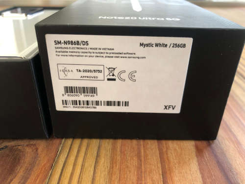 Samsung Galaxy Note 20 Ultra 5G 256GB - Mystic White